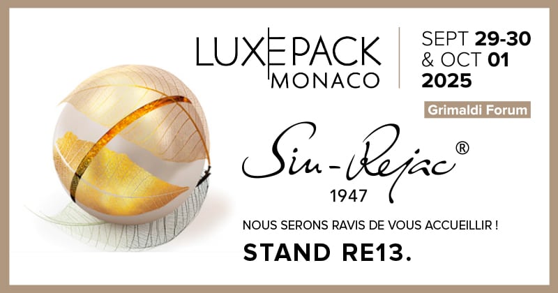Sin-Rejac a le plaisir de vous inviter à découvrir ses dernières créations lors du LUXE PACK MONACO.